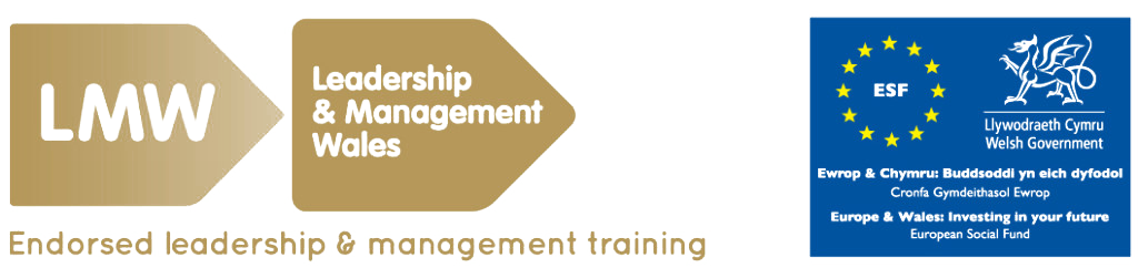 Leadership Training Development Wales - leadership and management Wales badge